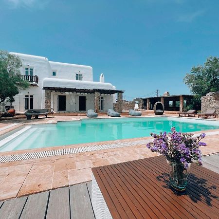 Dreamy Boho 5Bed Villa With Pool And Ocean View Mykonos Town Eksteriør billede