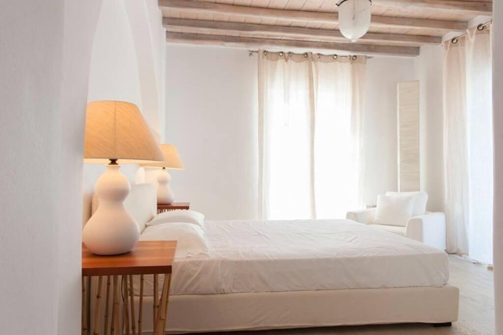 Dreamy Boho 5Bed Villa With Pool And Ocean View Mykonos Town Eksteriør billede