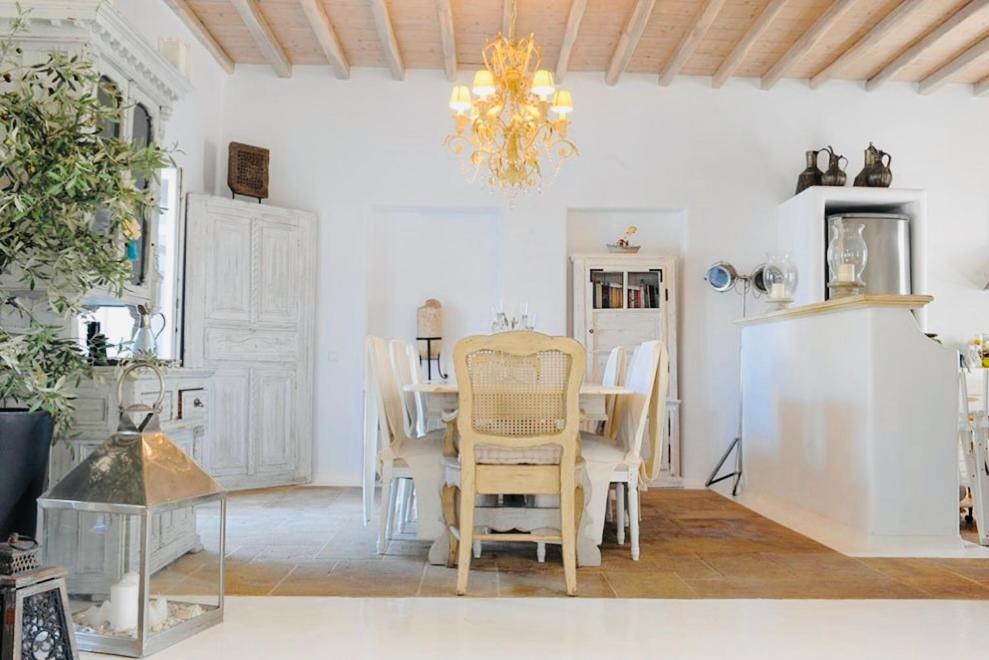 Dreamy Boho 5Bed Villa With Pool And Ocean View Mykonos Town Eksteriør billede
