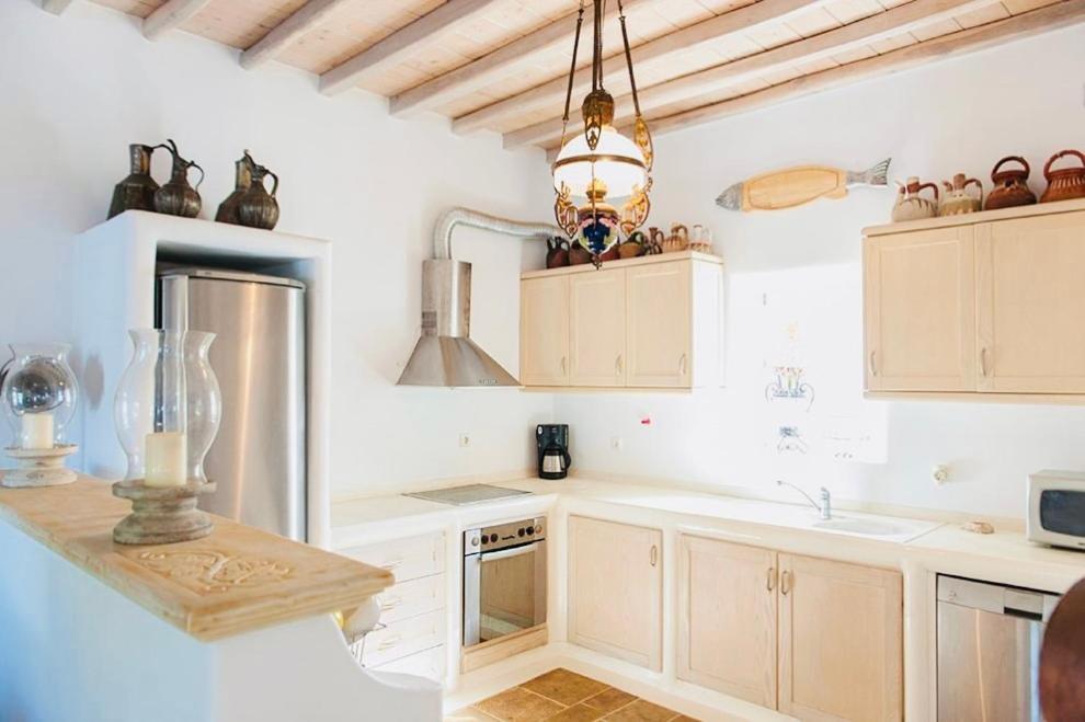 Dreamy Boho 5Bed Villa With Pool And Ocean View Mykonos Town Eksteriør billede