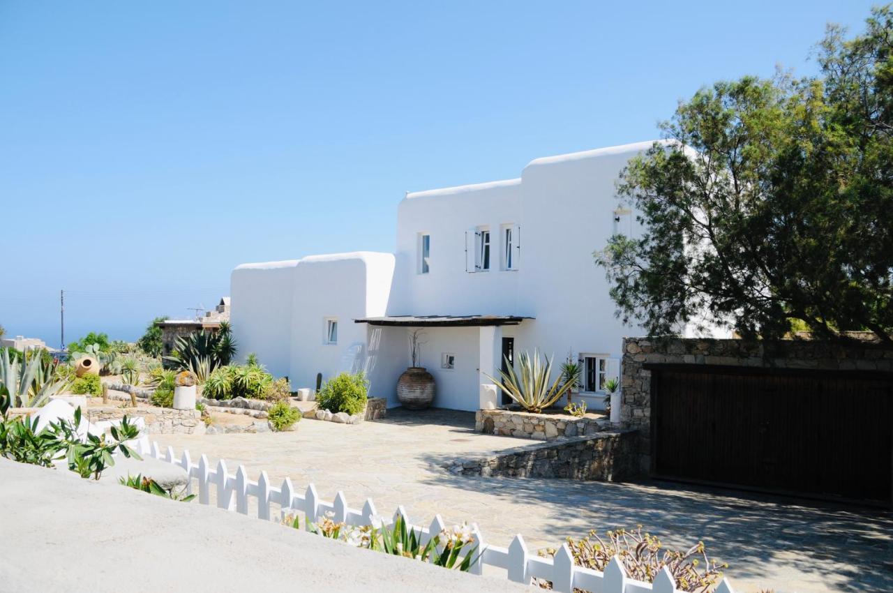 Dreamy Boho 5Bed Villa With Pool And Ocean View Mykonos Town Eksteriør billede